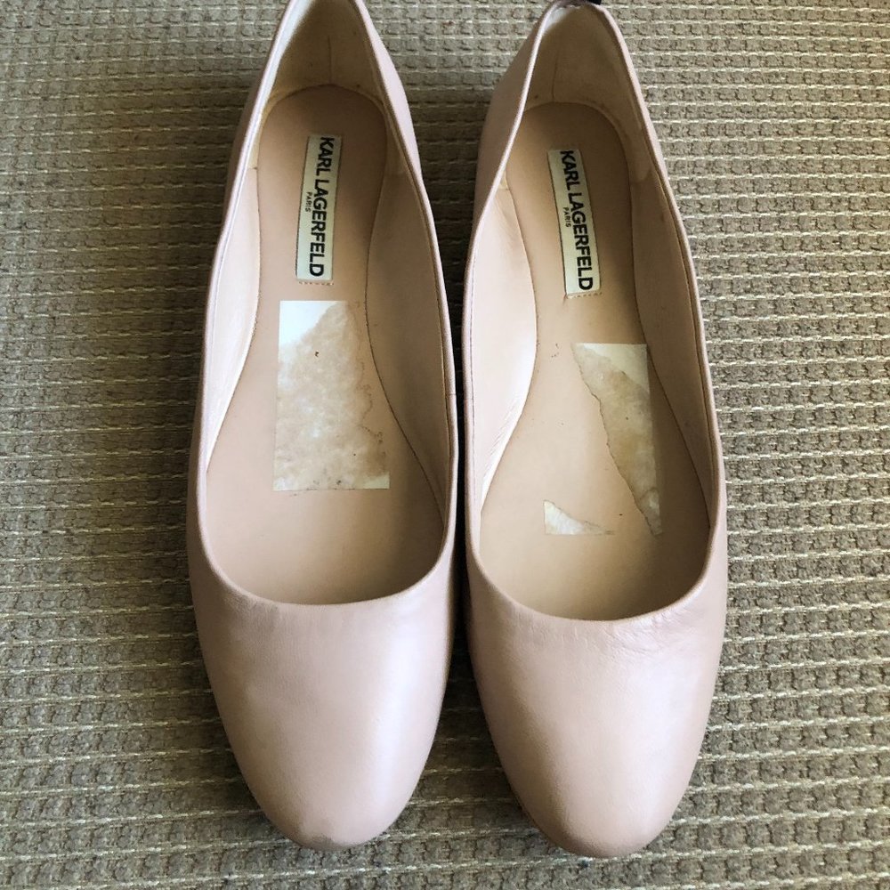 Karl Lagerfeld Paris Women's Slip on Vada Ballet Flat. - Picture 4 of 12